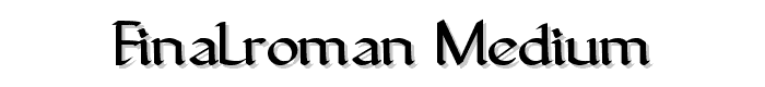 FinalRoman Medium font